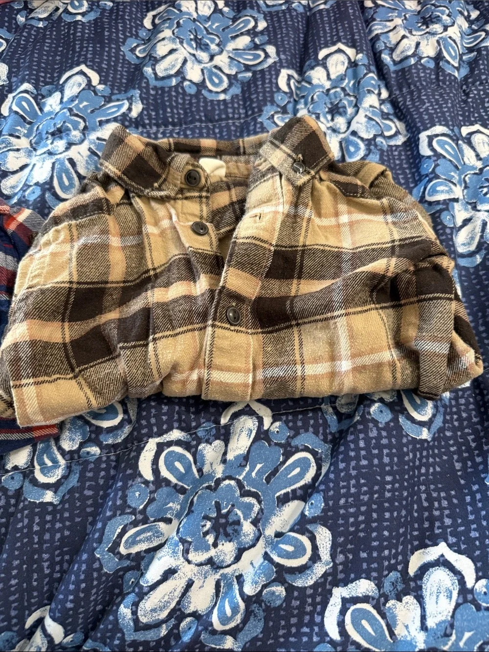 2 Plaid Flannel Button Ups
